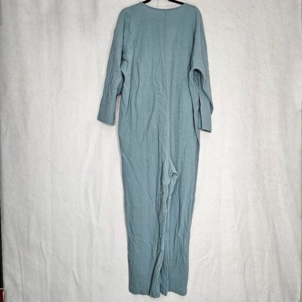 April Meets October Snuggle Oversized Jumpsuit In Jade One Size - Picture 2 of 9